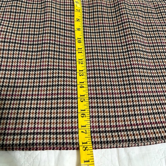 MAURICES High Waisted Brown Plaid Mini Skirt - Picture 4 of 7